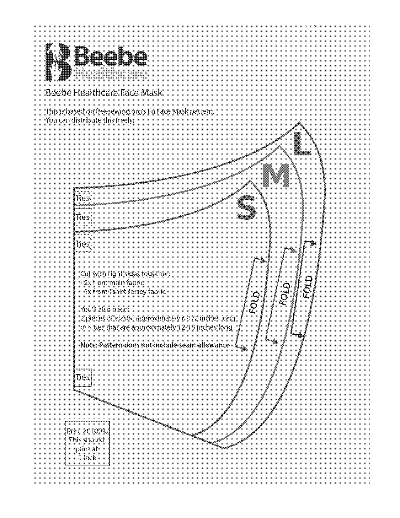 how to make a template for a face mask