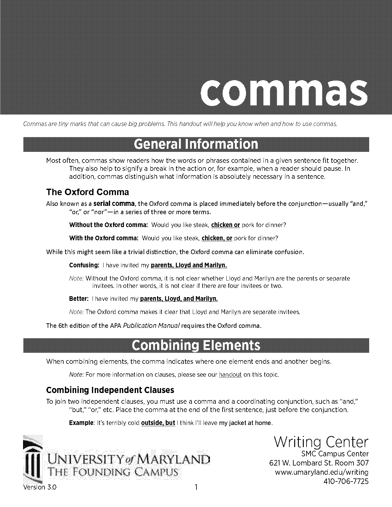 joining independent clauses with commas worksheet