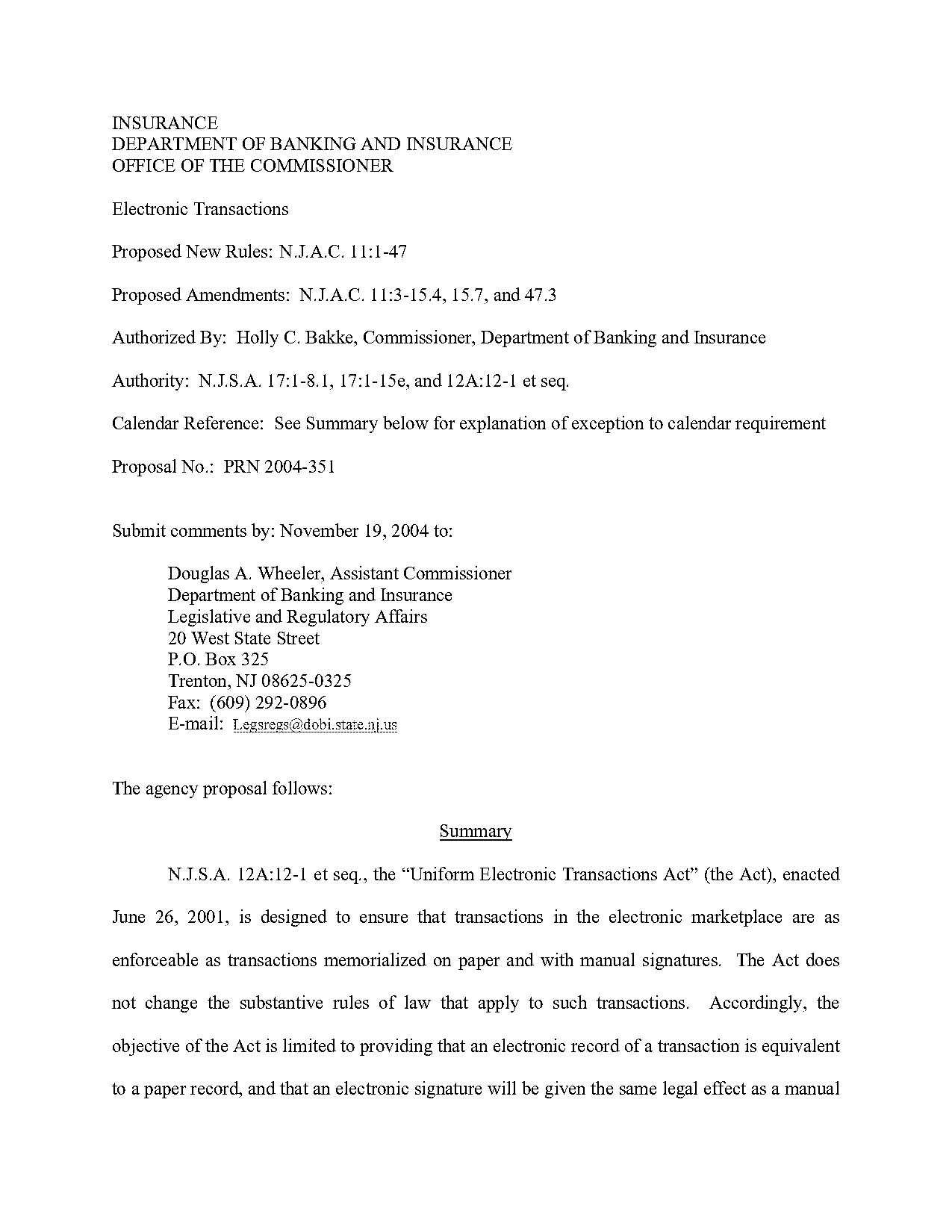 electronic transaction act summary