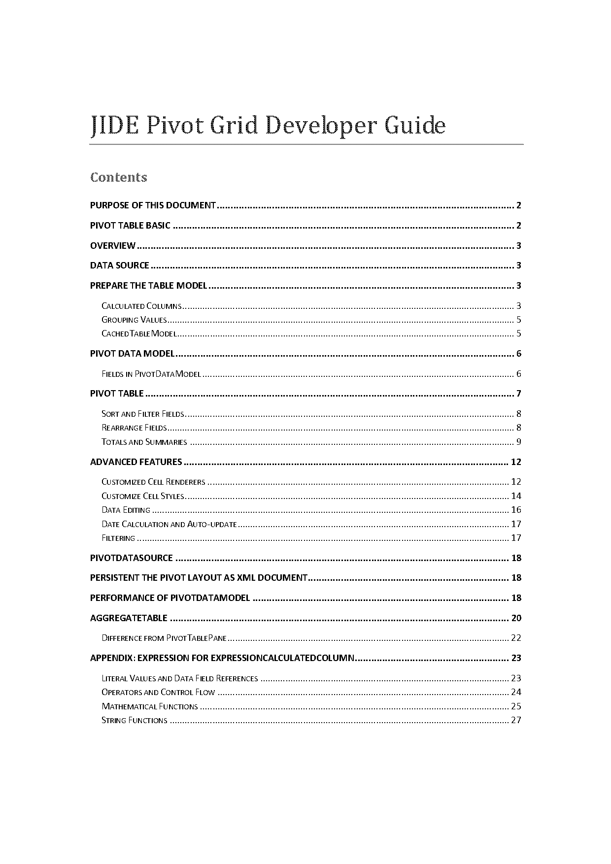 cell filter pivot table