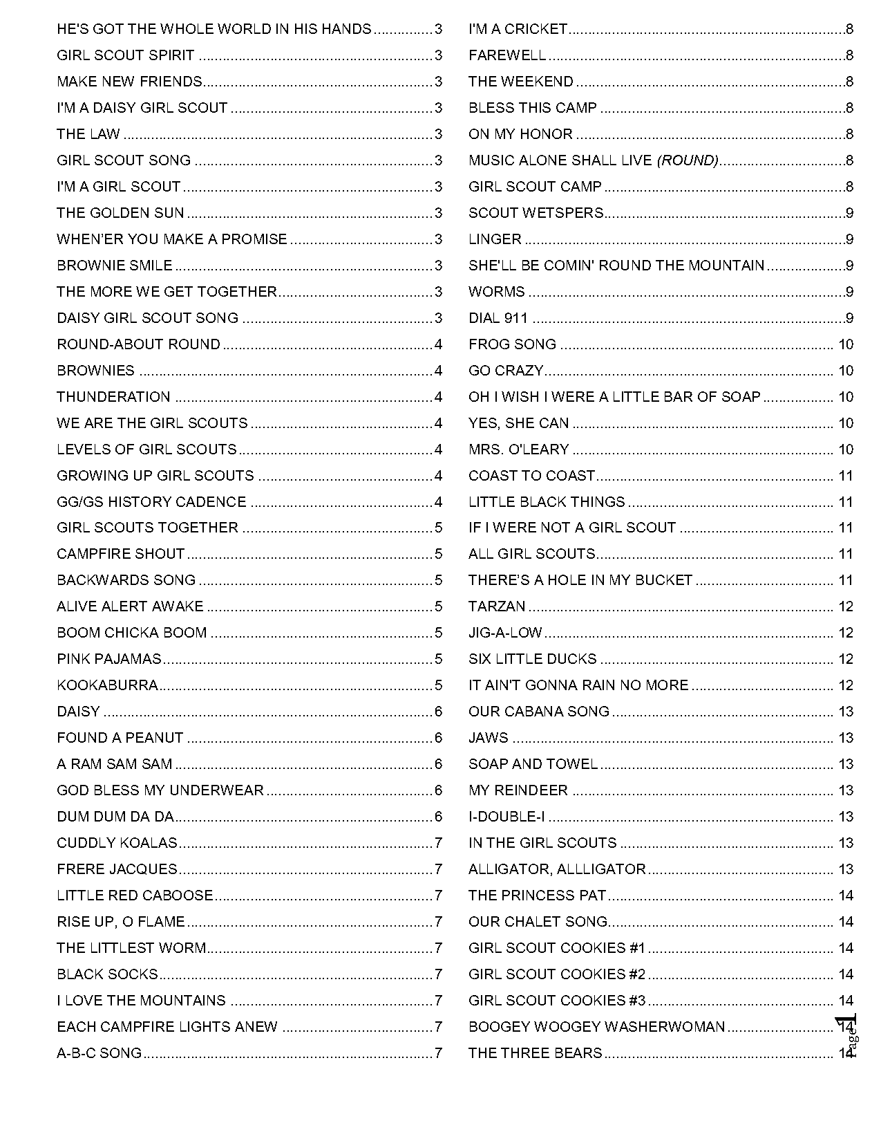 all the american girl guide books list