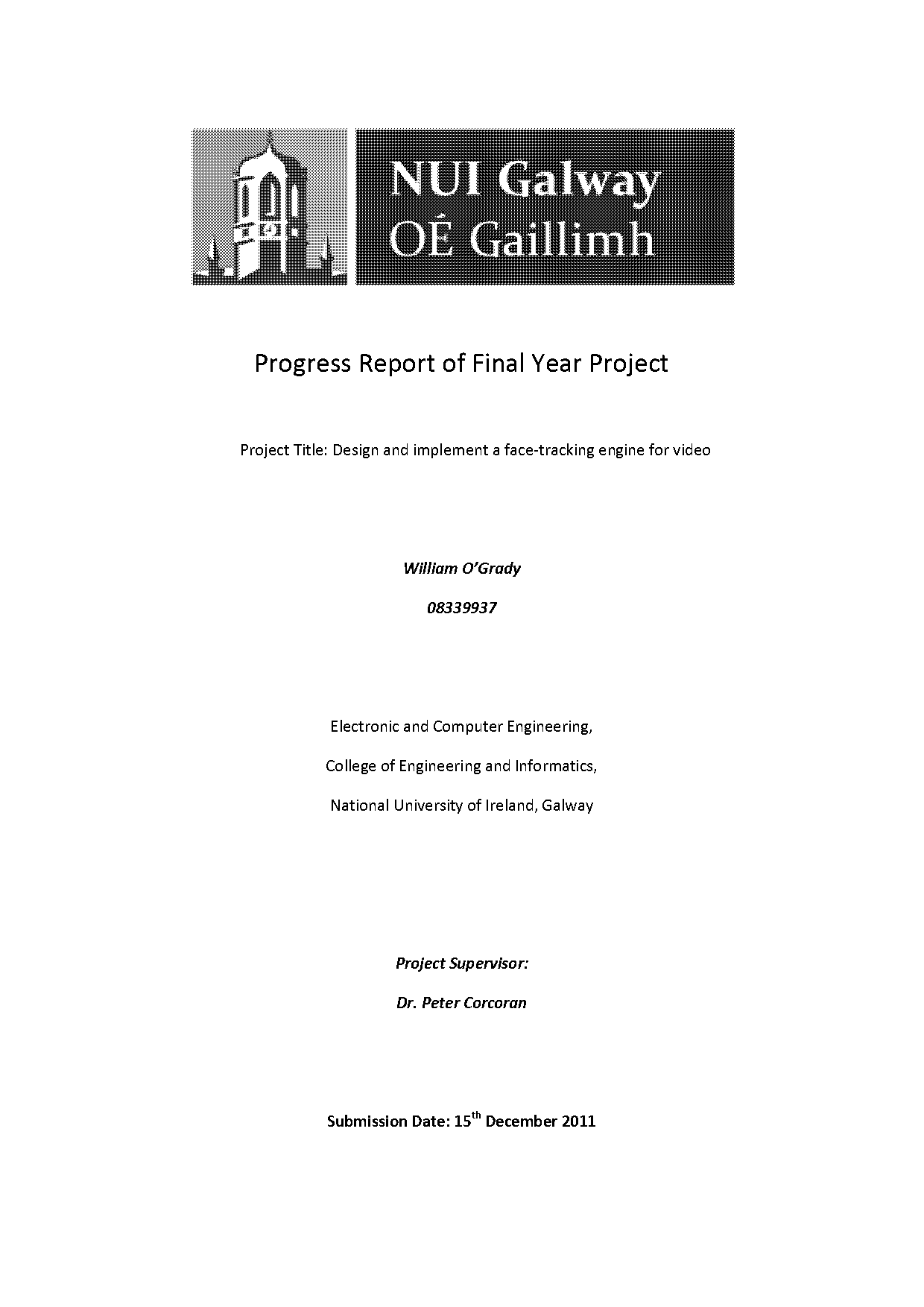 fyp interim report sample