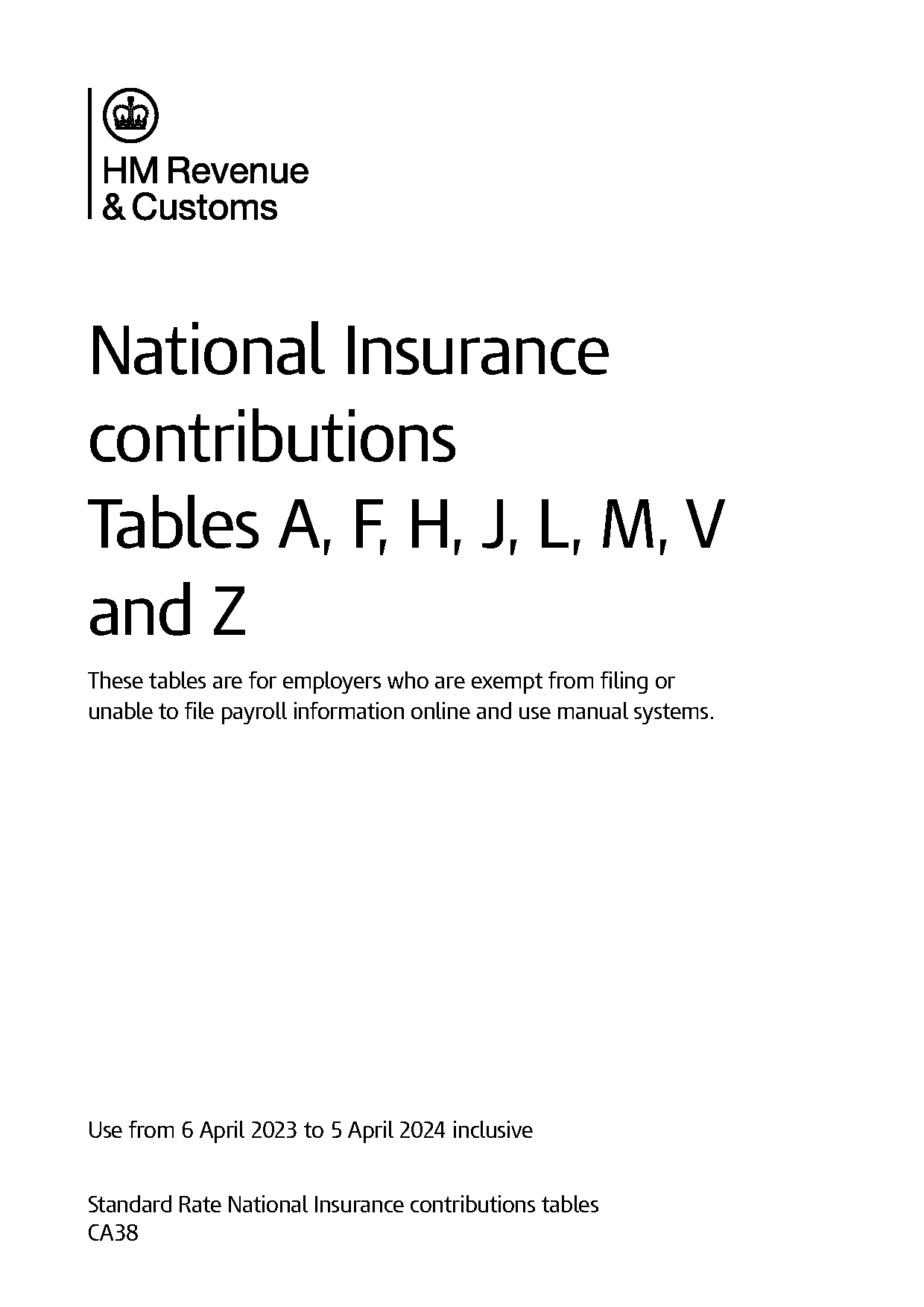 hmrc national insurance contributions letter