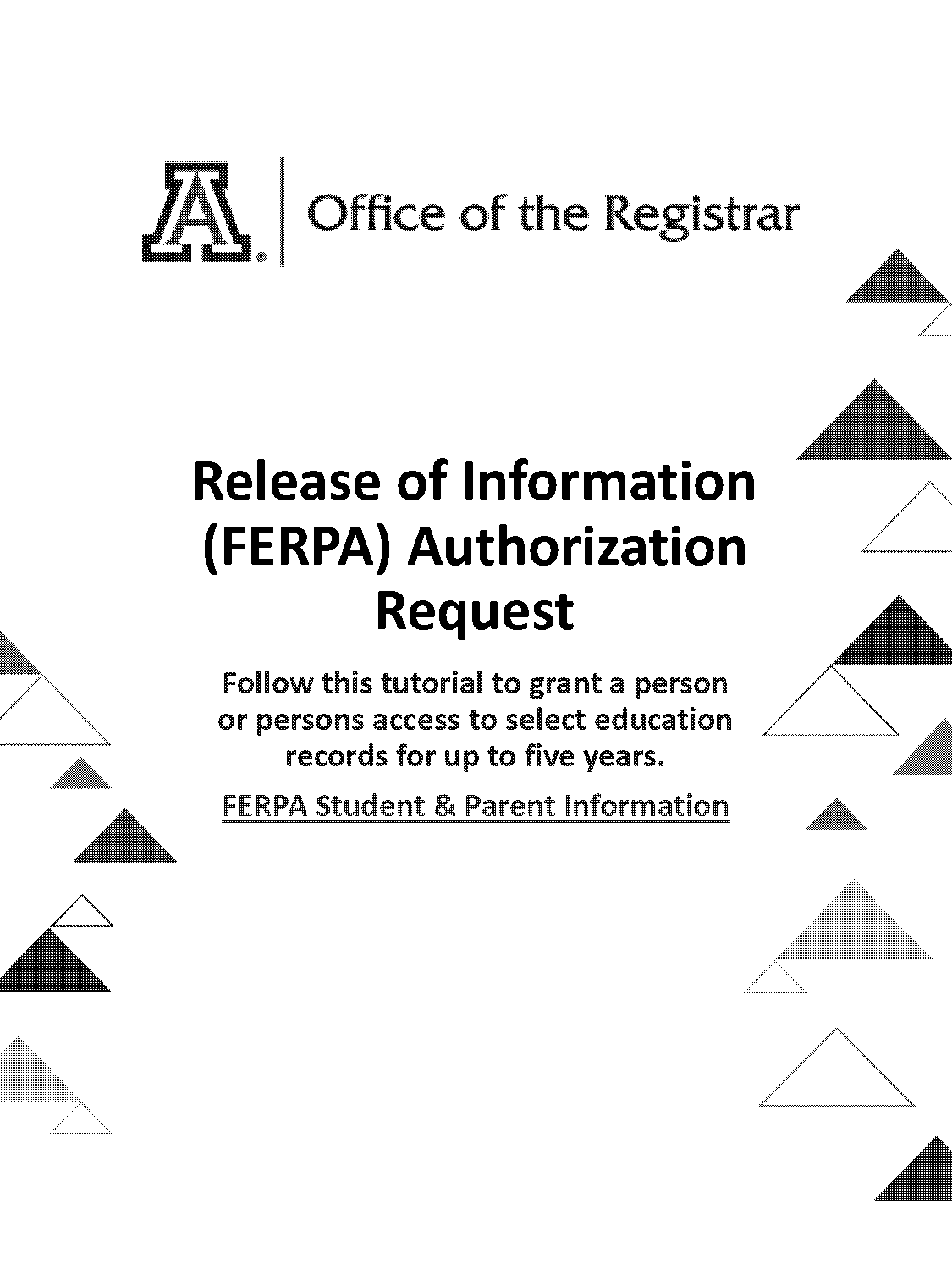 university of arizona transcript mailing address