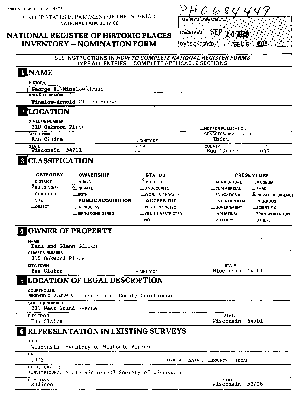 eau claire tax records