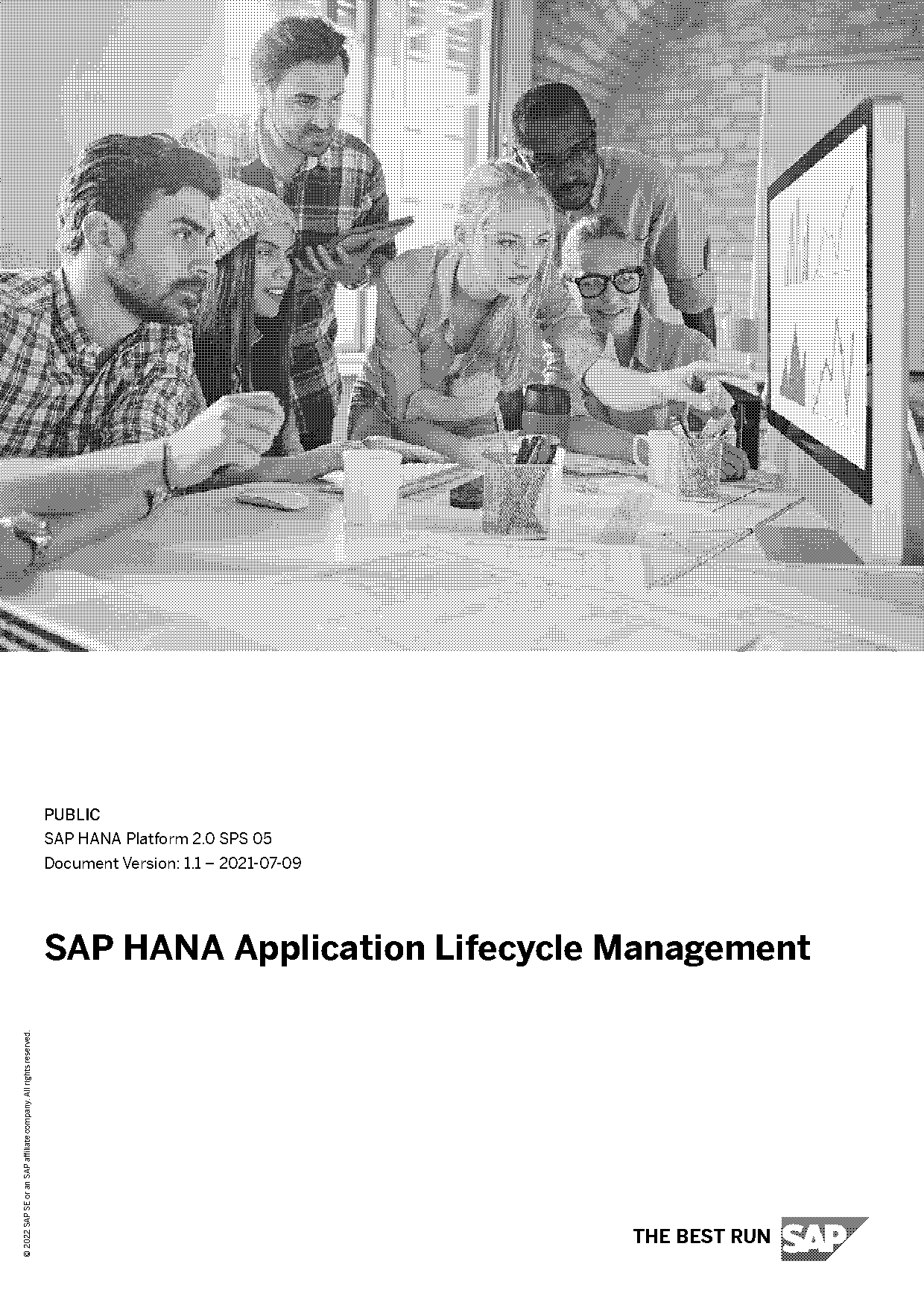 hana application lifecycle manager