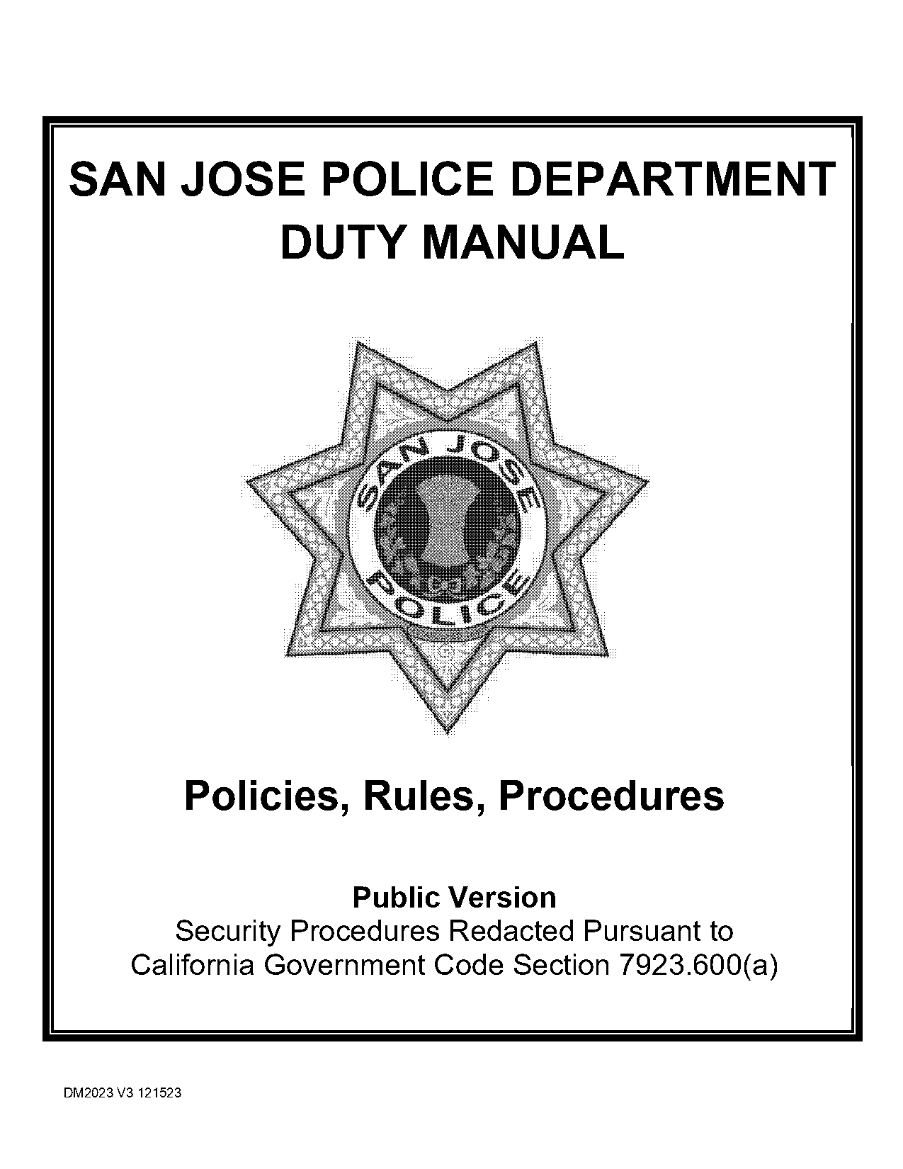 san jose online police reporting