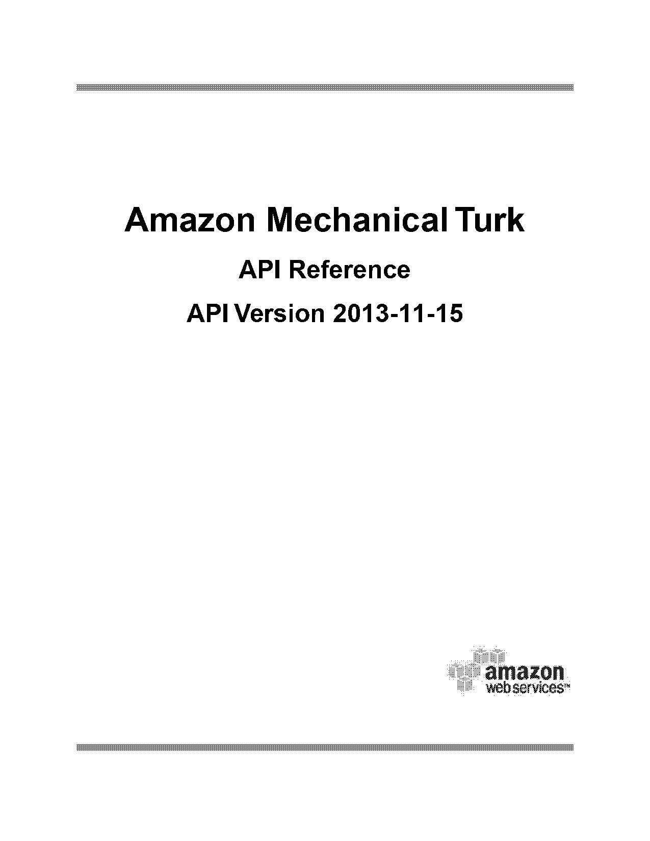 mechanical turk i was assigned a qualification value