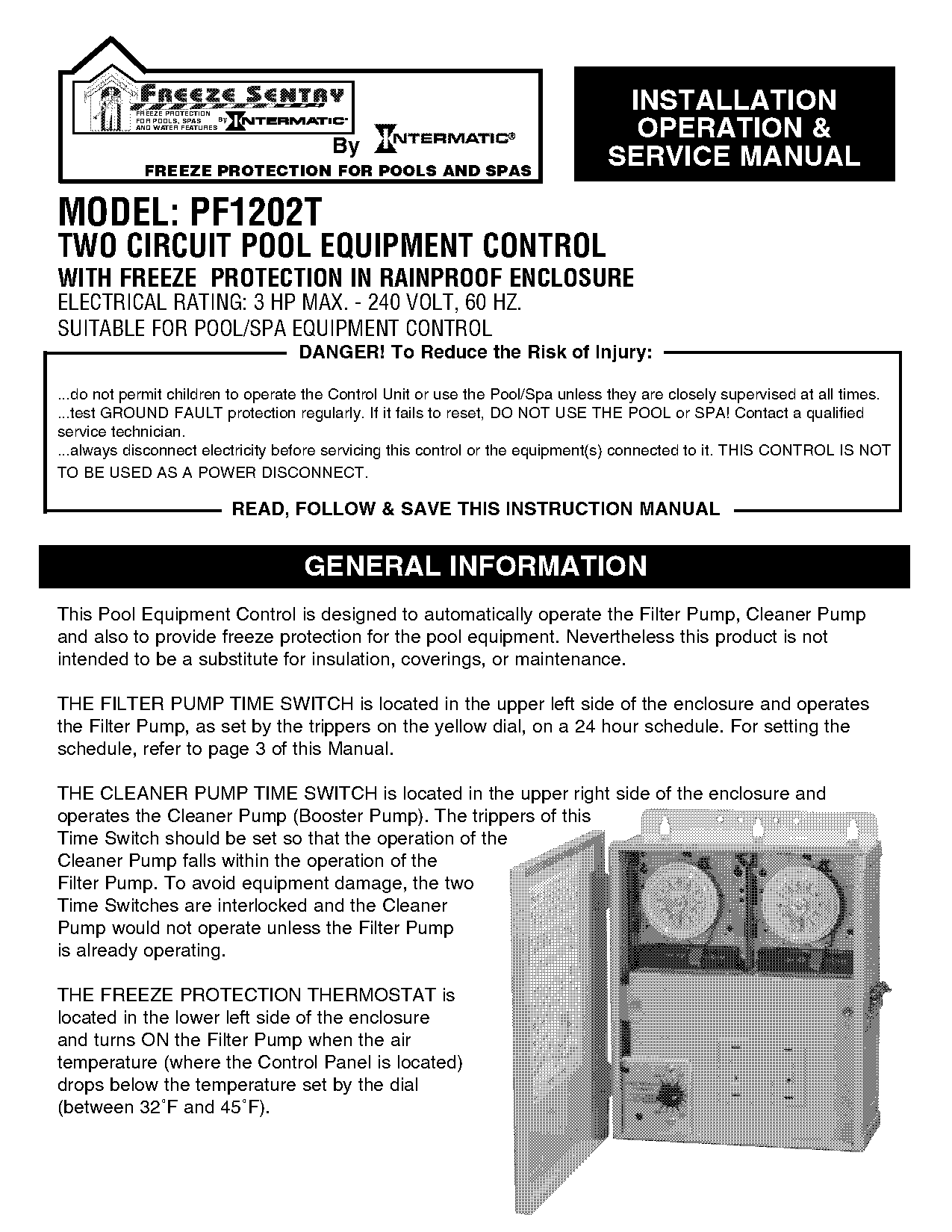 intermatic ice machine timer manual