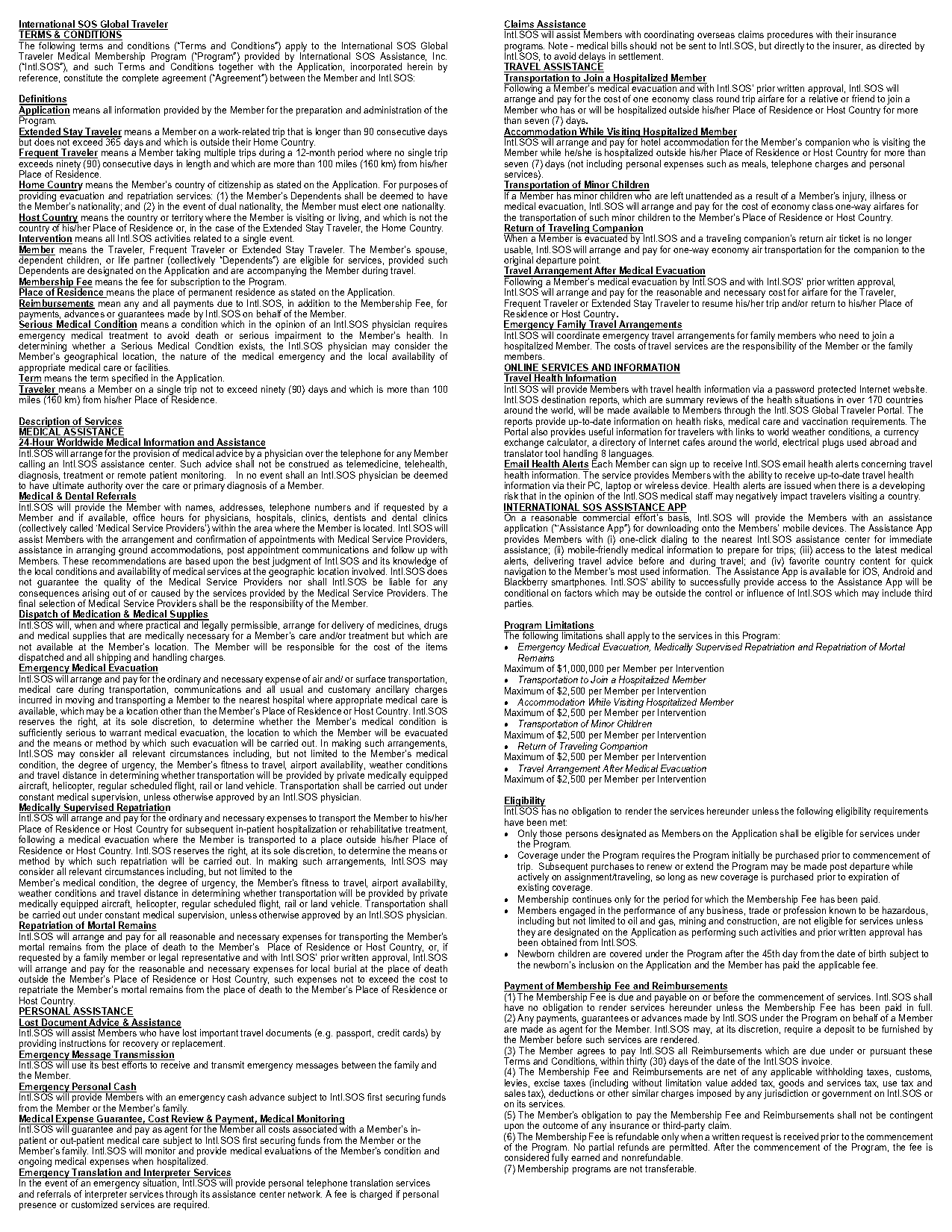 meaning of sos in medical term