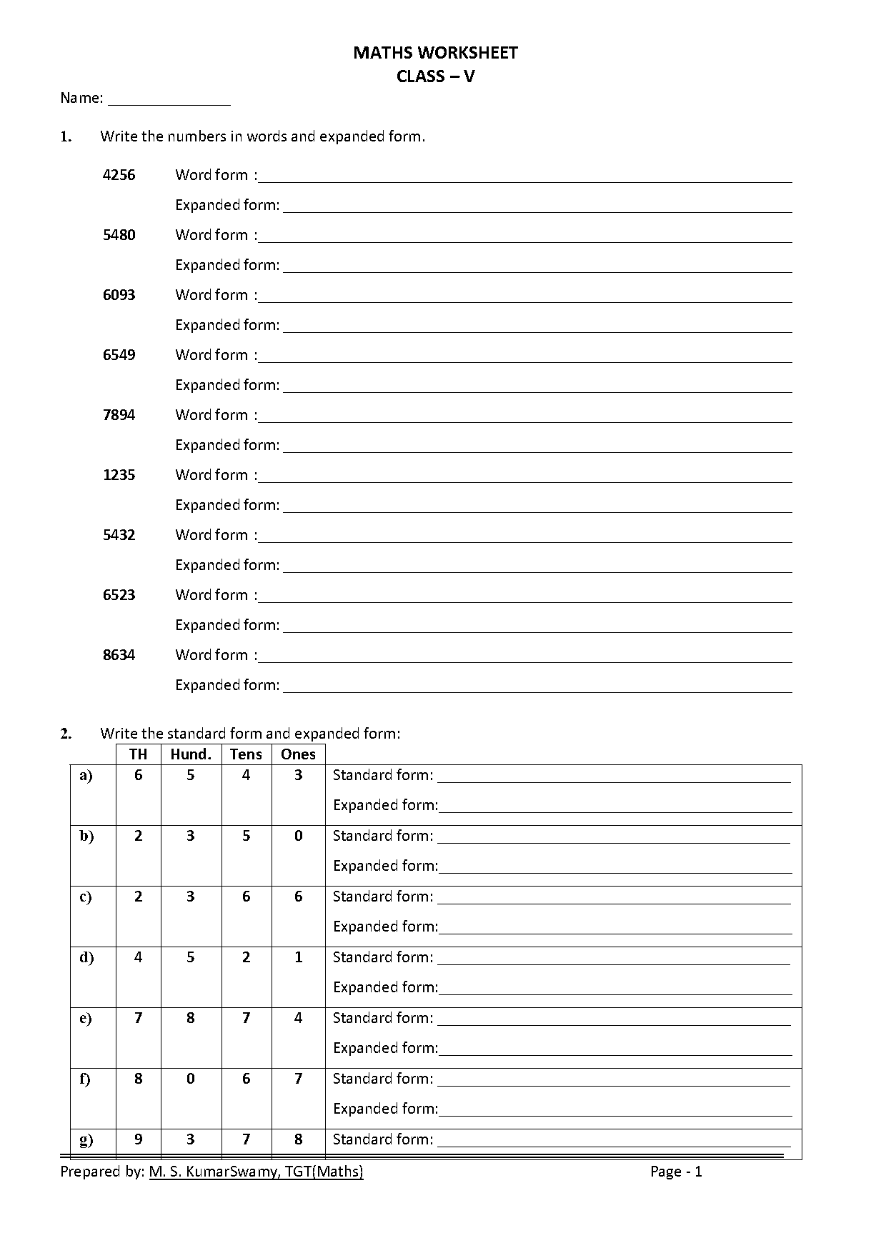 basic maths worksheets pdf