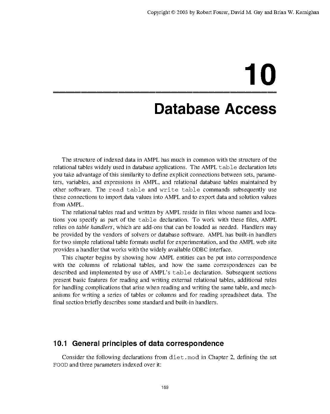 read write access to sql database