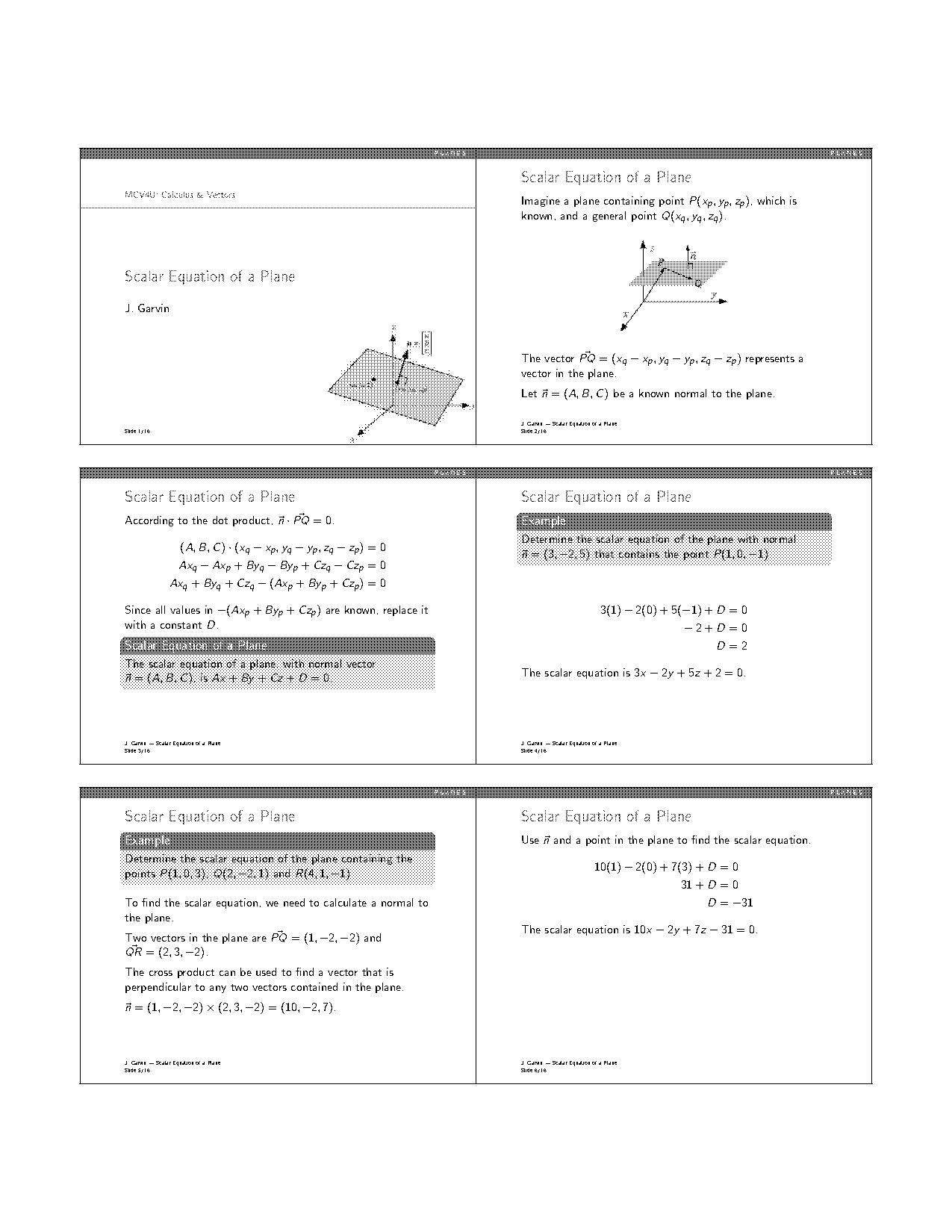 how to write a perpendicular equation with given points