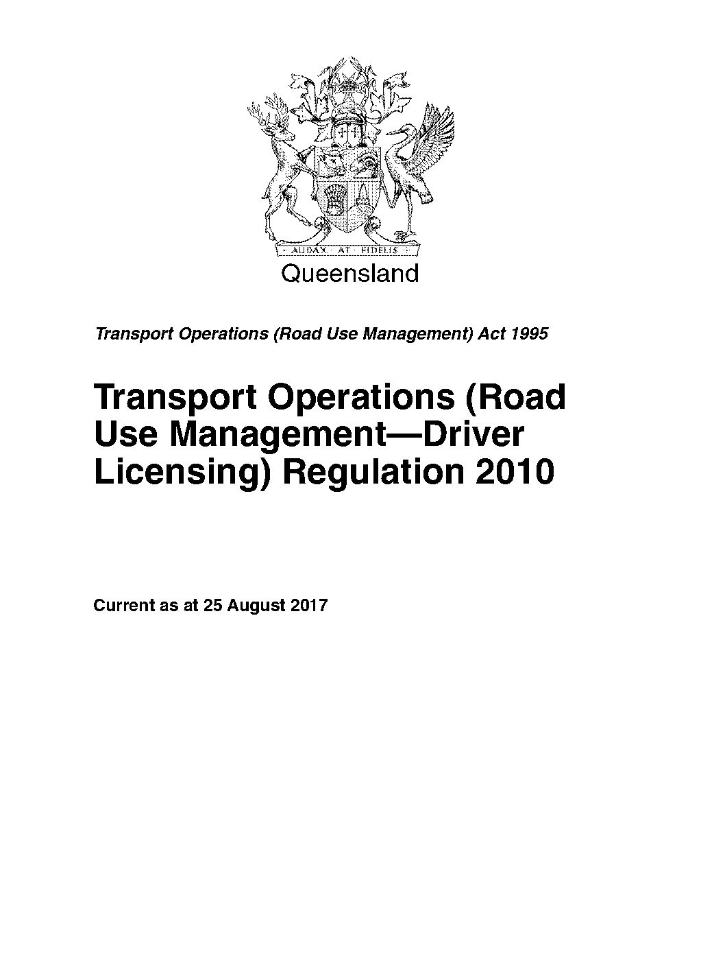 what does re mean on qld licence