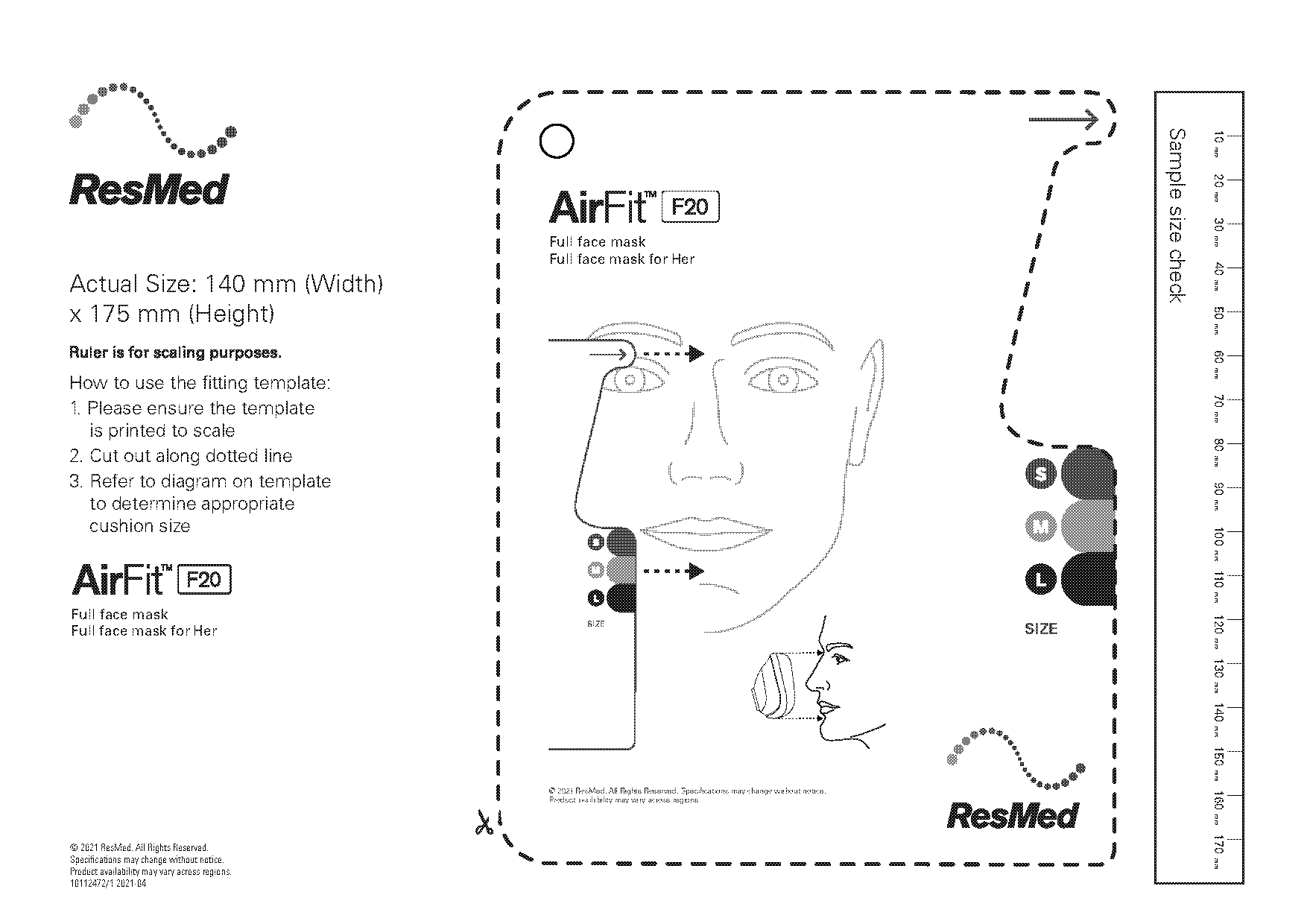 how to make a template for a face mask