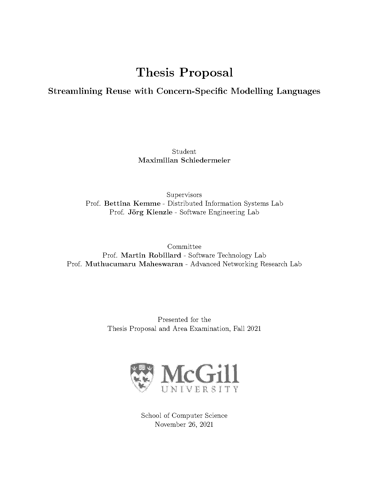 computer science phd proposal sample