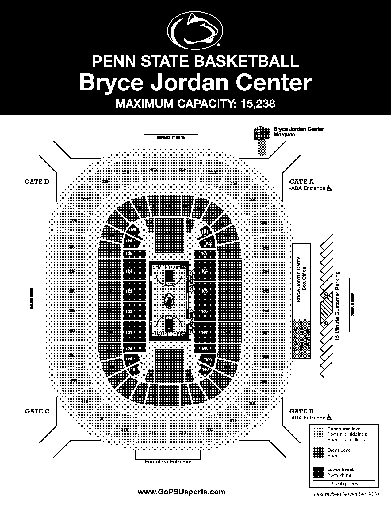 bryce jordan ticket office hours