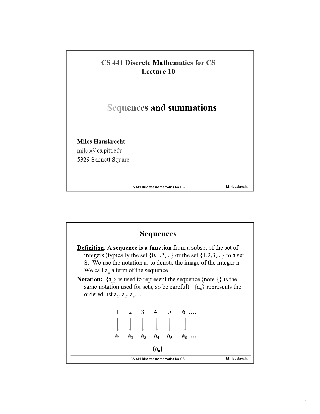 arithmetic series definition and example