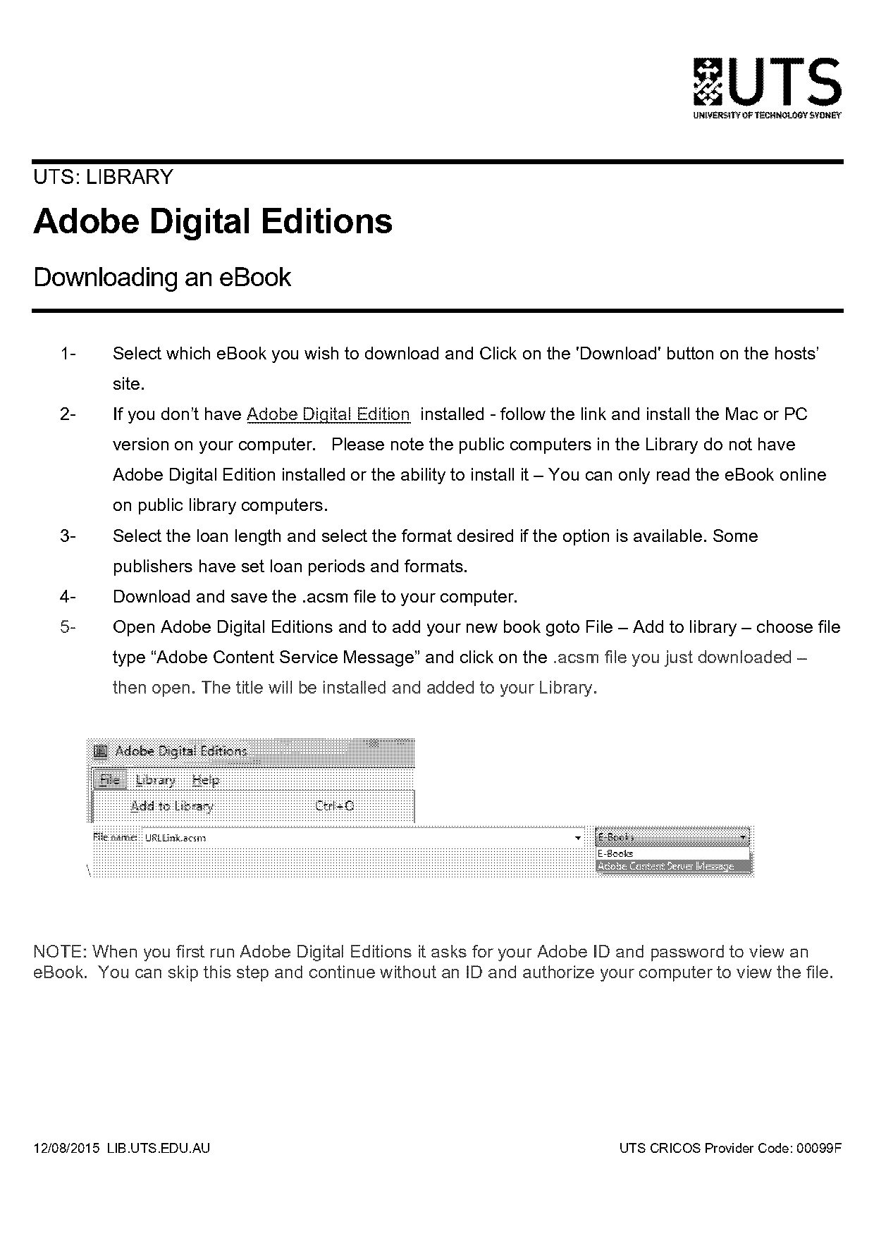 adobe digital editions save acsm to pdf