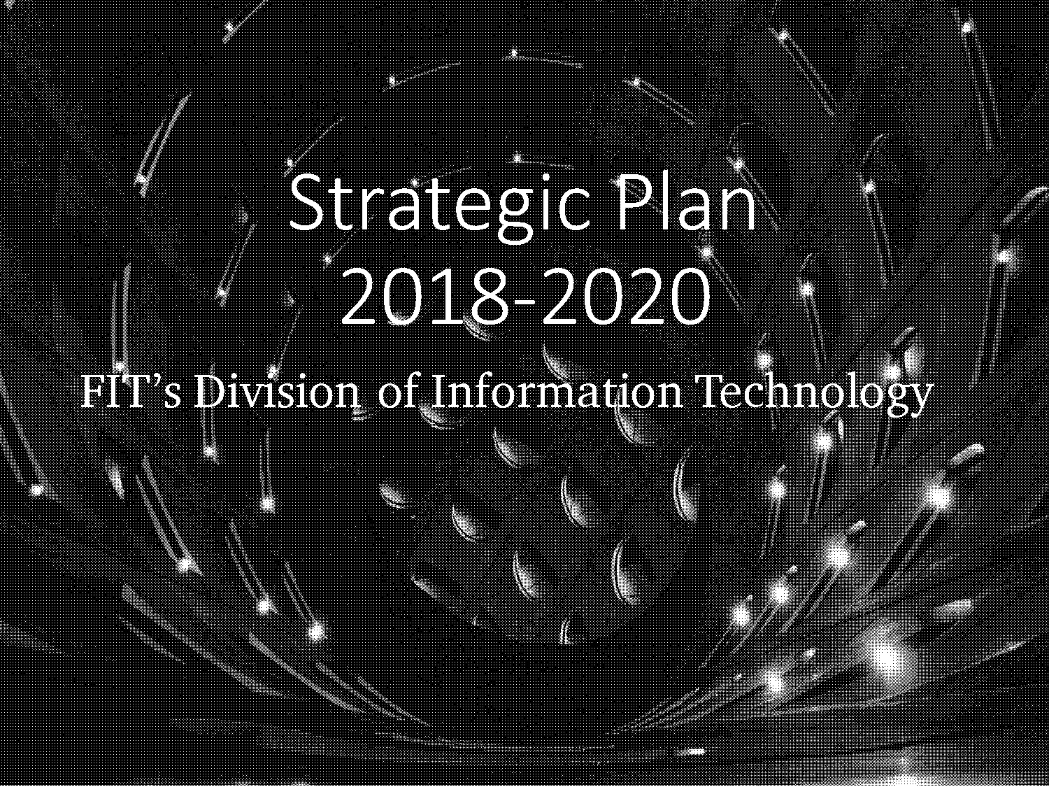 information technology master plan sample