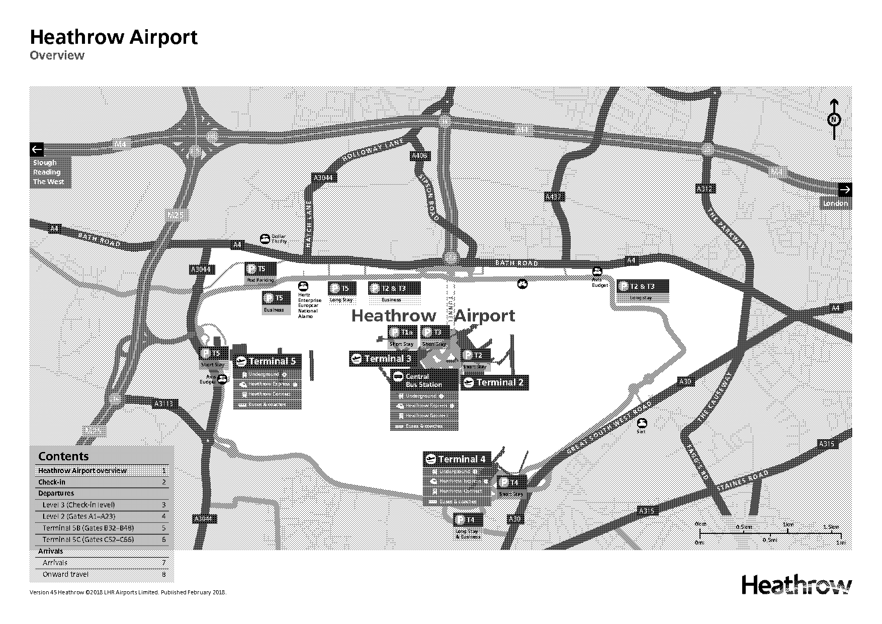 heathrow terminal arrivals map