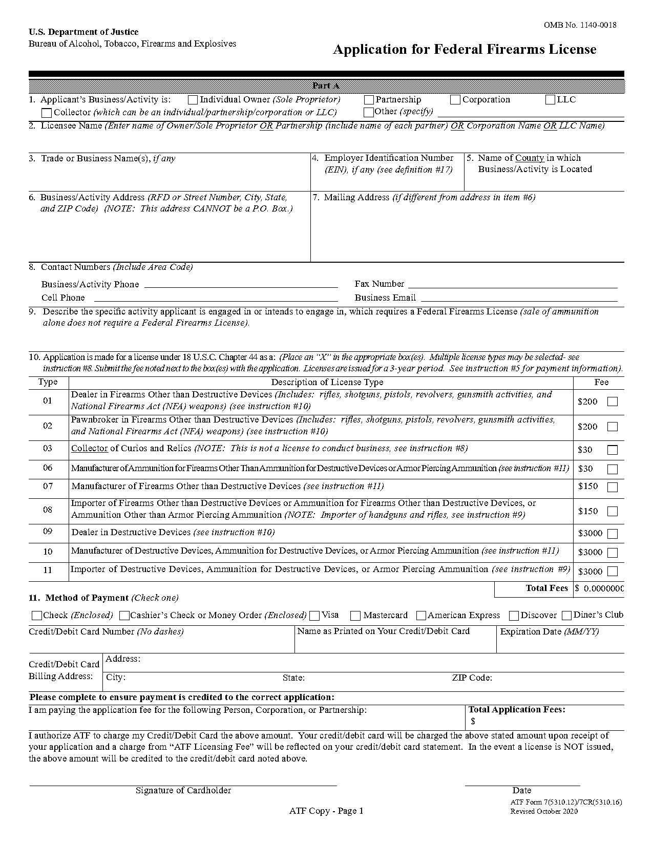 indian bank atm application form